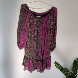 ZARA Boho Blouson Long Sleeve Dress Size Small